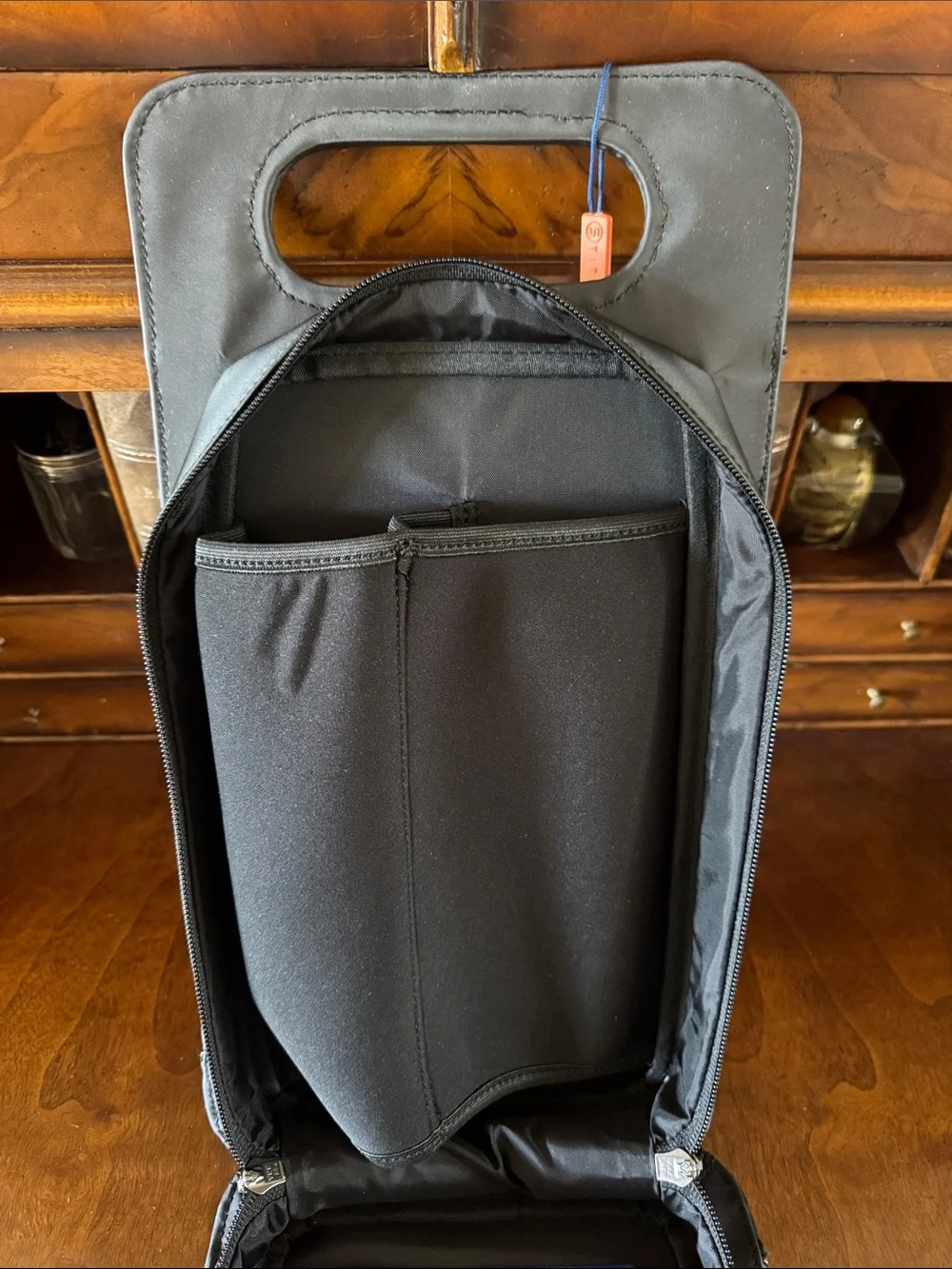 Stitch Black Wine Tote - NWT!